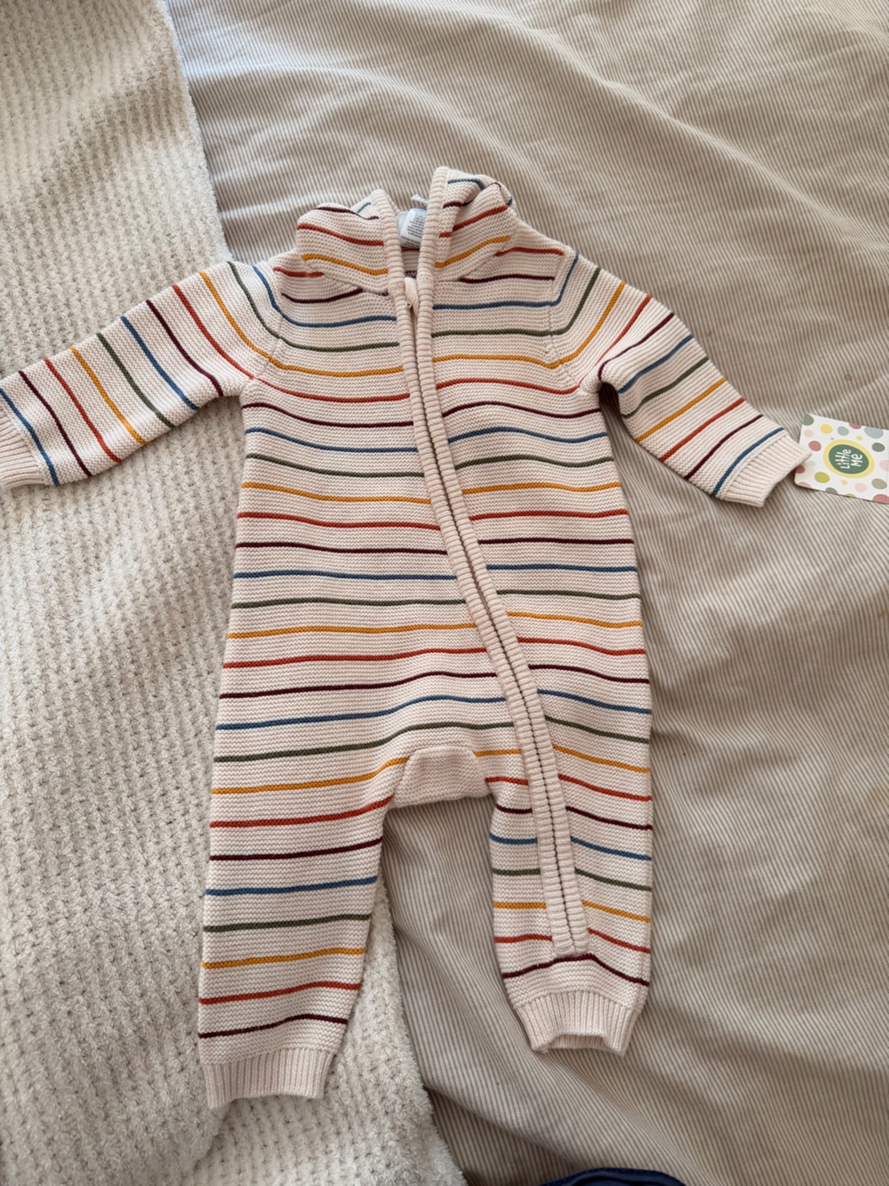 Little Me Rainbow Onesie NWT